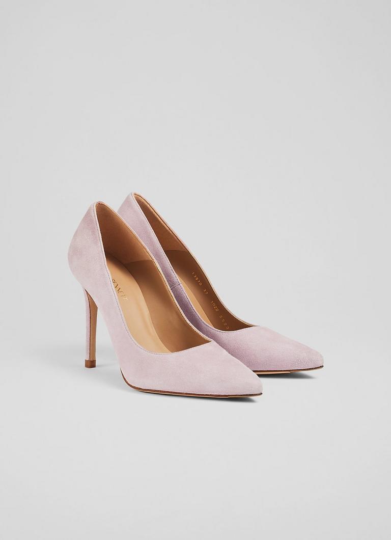 Fern Lilac Suede Pointed Toe Courts Sale Collections L.K.Bennett London