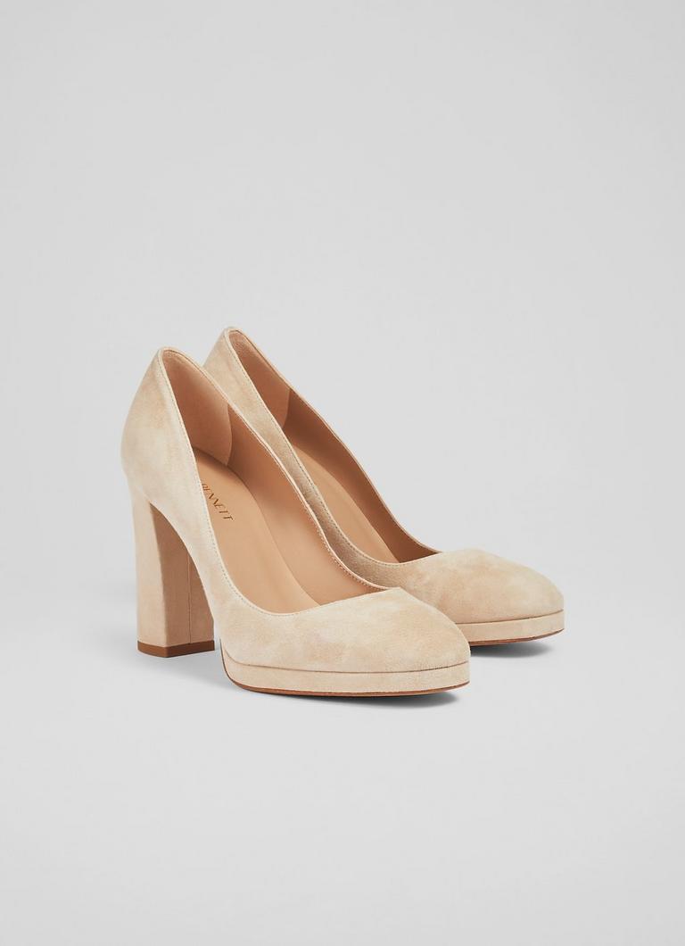 Camel suede online court shoes