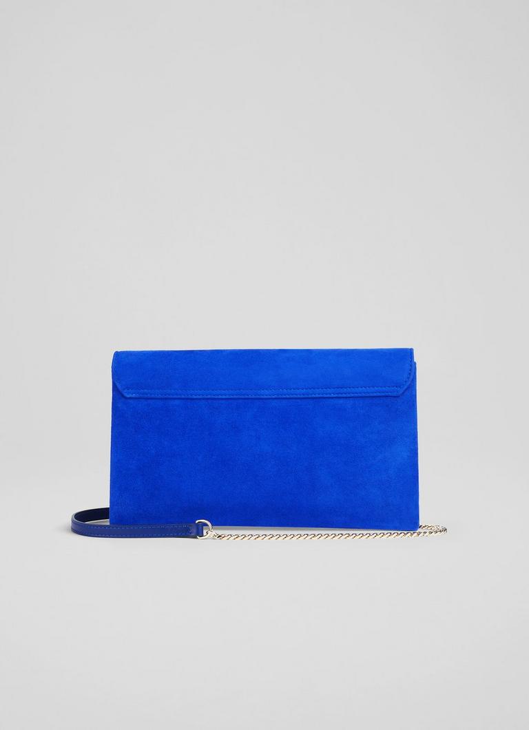 Cobalt blue sales clutch bag uk