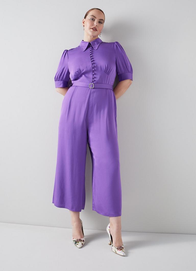 Lk bennett online gold jumpsuit