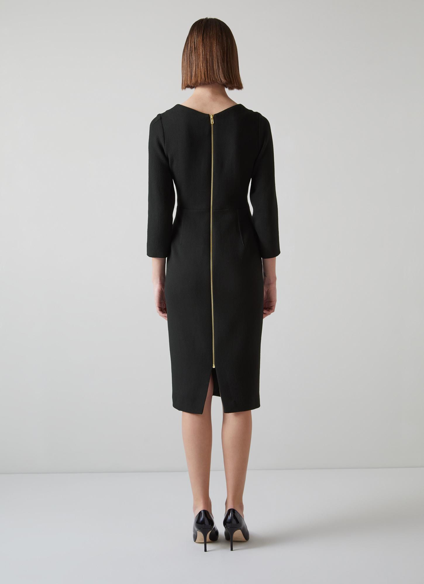 VALENTINO GARAVANI Bow-detailed wool and silk-blend crepe mini dress |  NET-A-PORTER