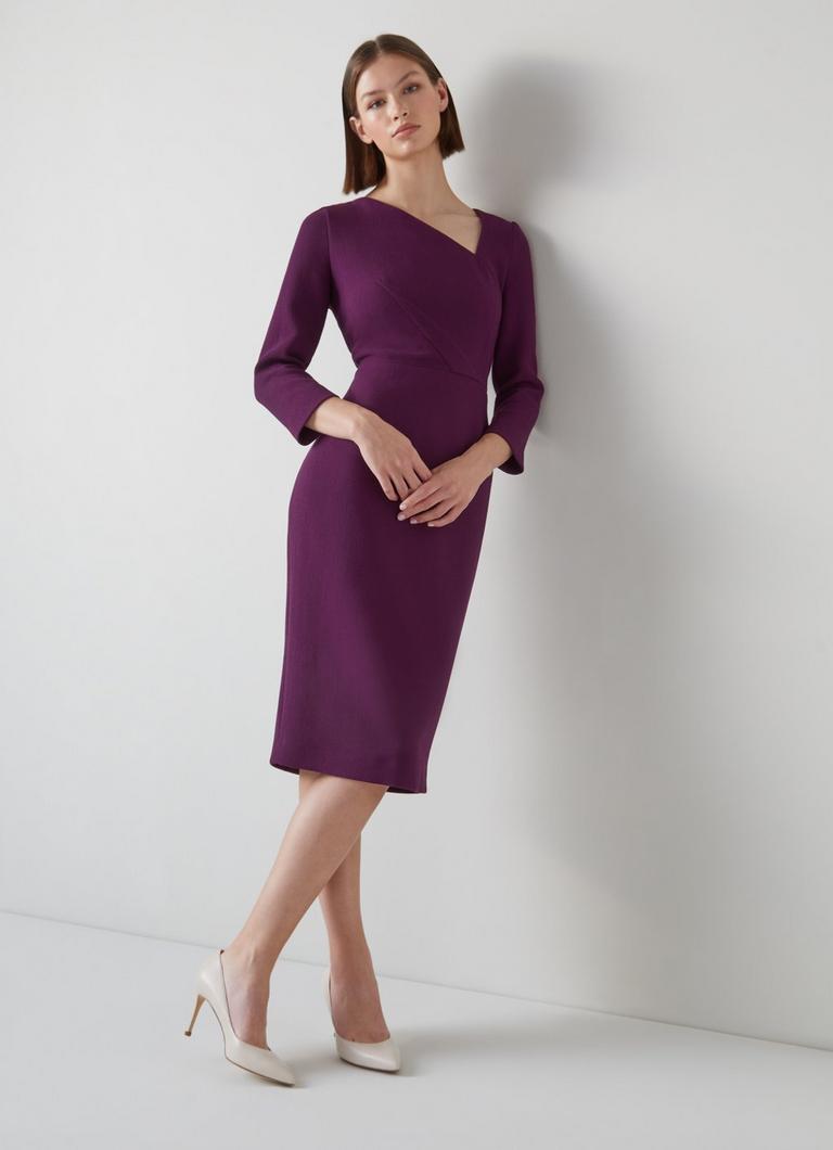 Lk bennett purple deals dress