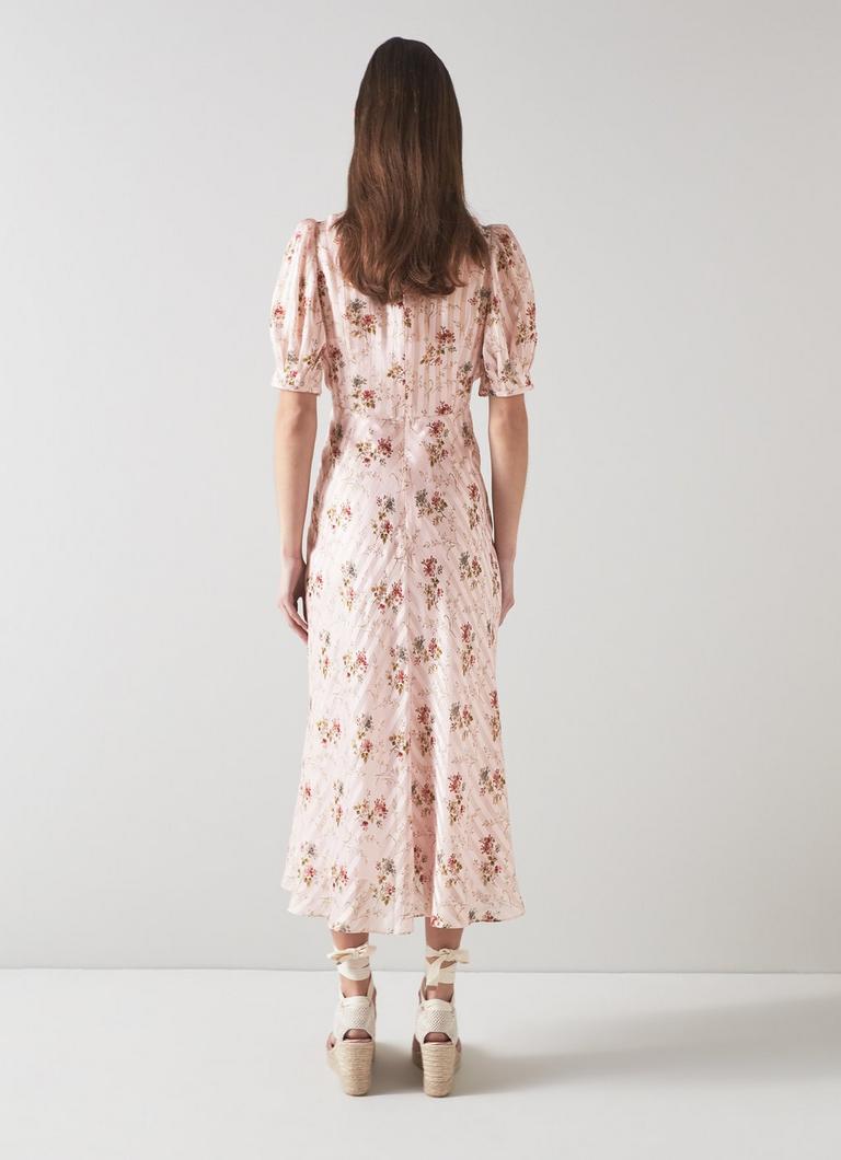 Leith pleated top midi dress