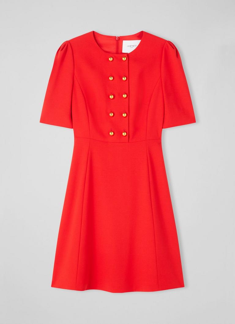 lk bennett red dress HOT ! Kate Middleton Red Lk Bennett Dress Kate Middleton's Red Coat From Wales Is By Bennett
