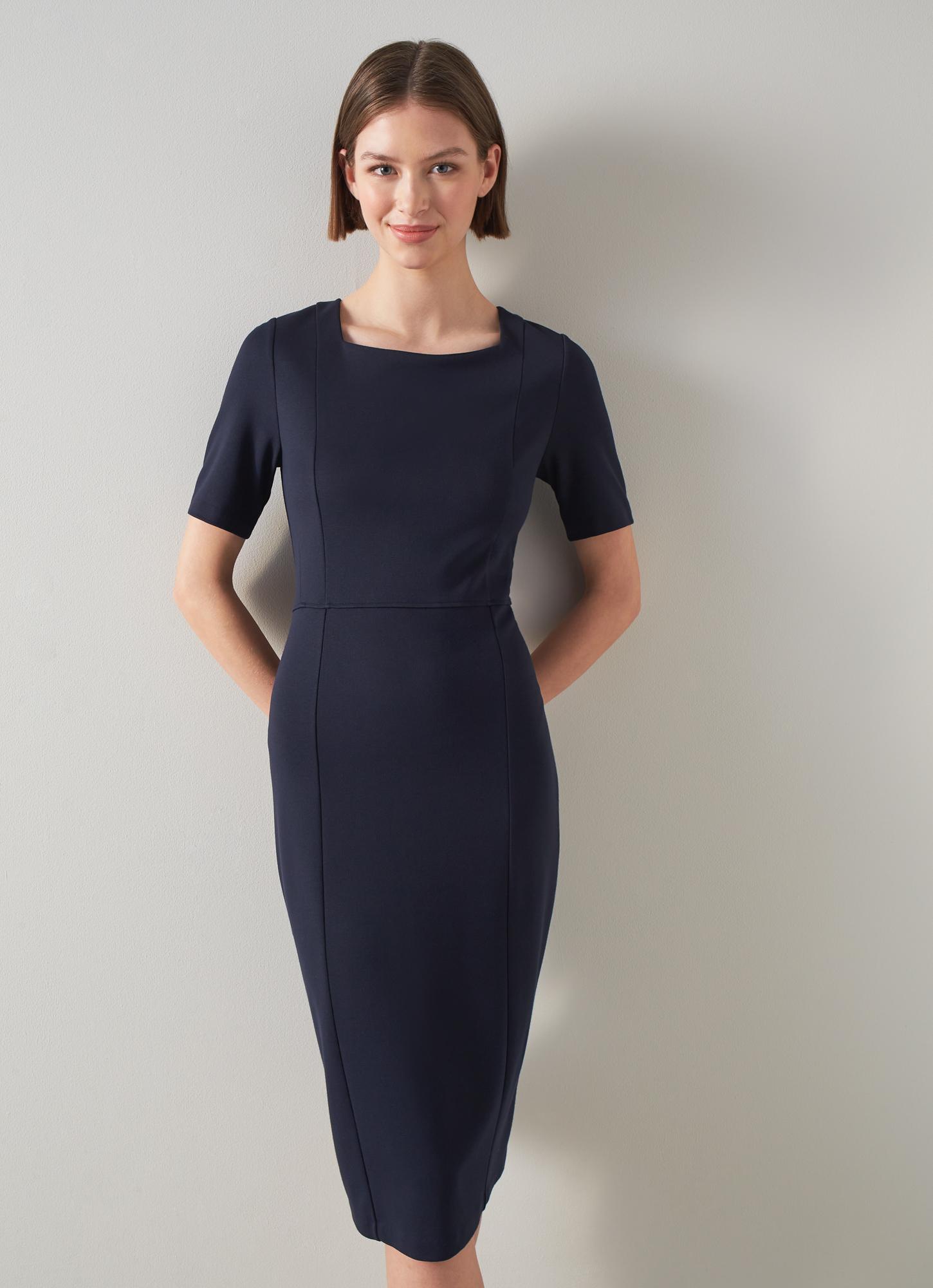 Viscose Blend Shift Dress | Women's Shift Dress | LK Bennett