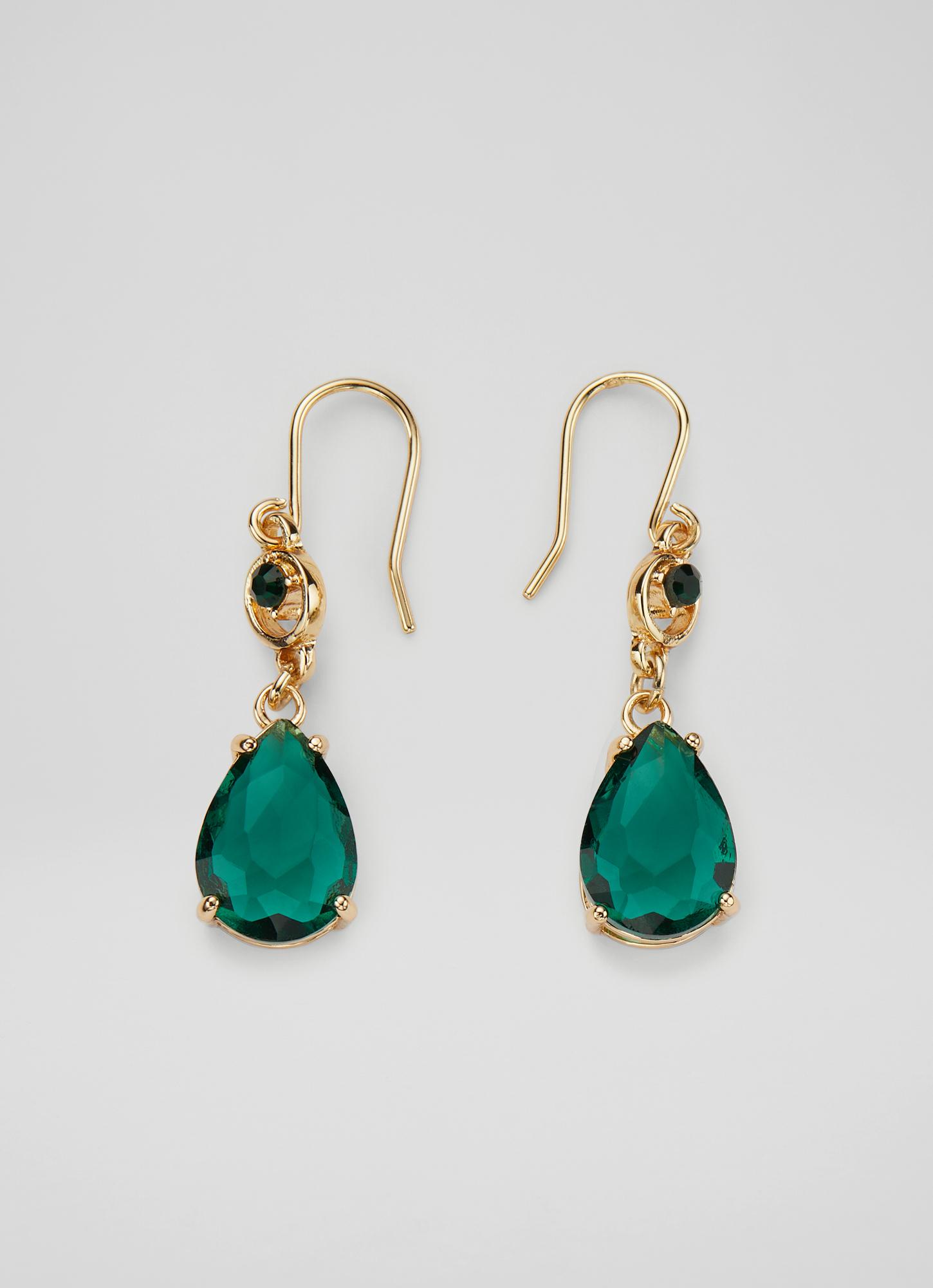 Flinder opal teardrop earrings — Palenque Jewellery