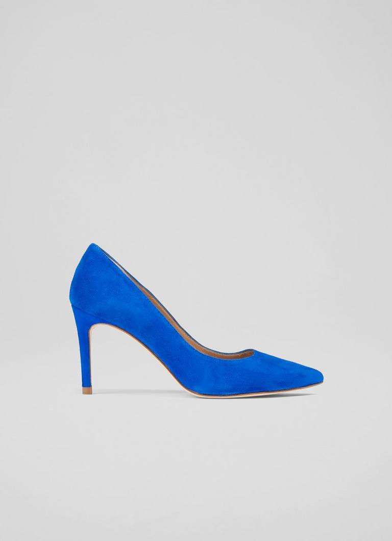 Lk bennett blue suede best sale shoes
