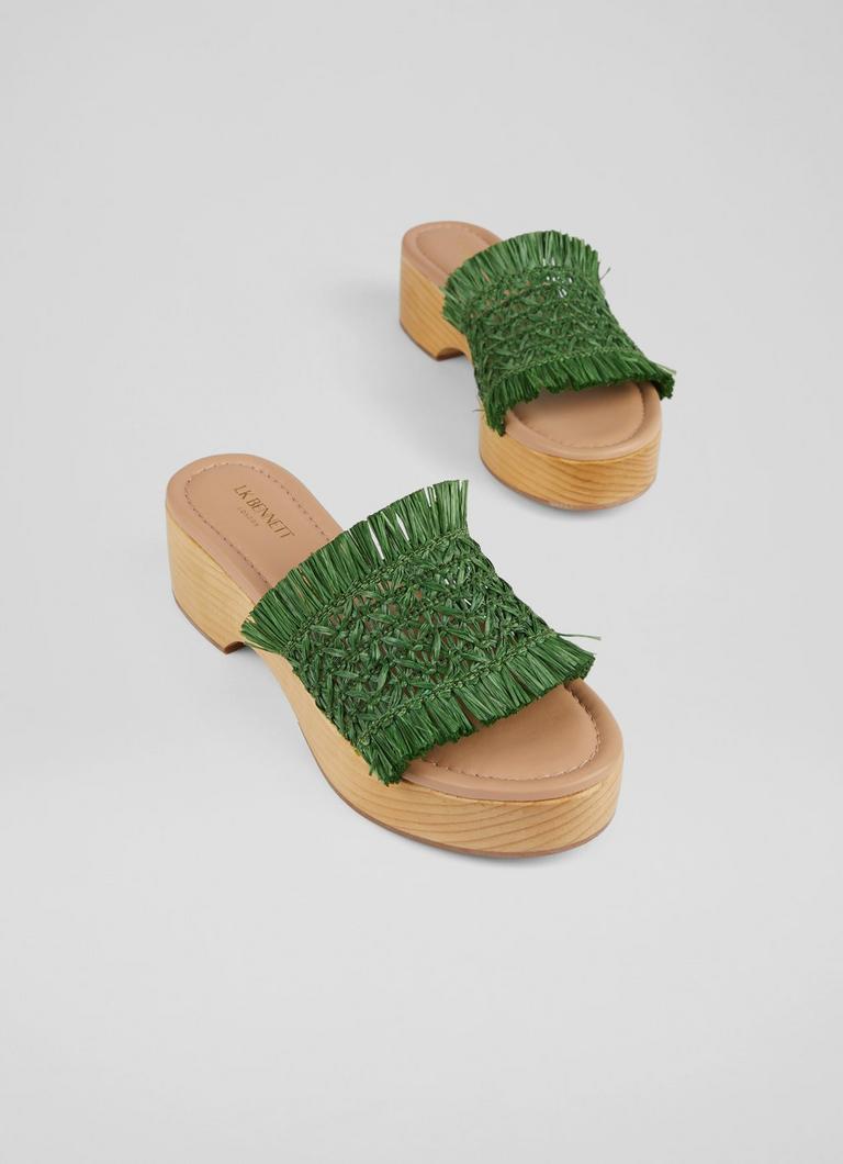 Lk bennett green sandals on sale