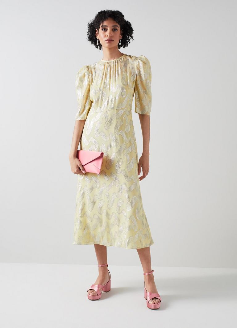 Lk bennett cream sales dress