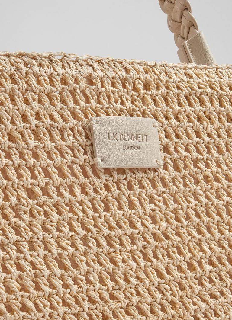 Lk bennett raffia bag hotsell