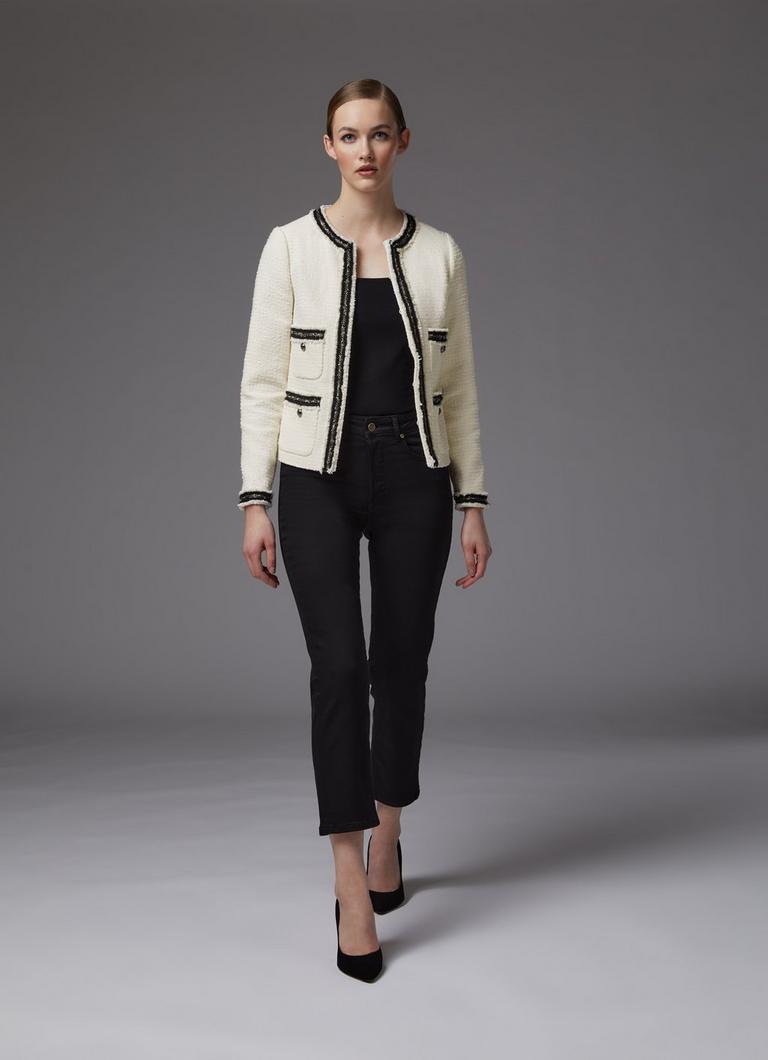 Lk bennett white sales jacket