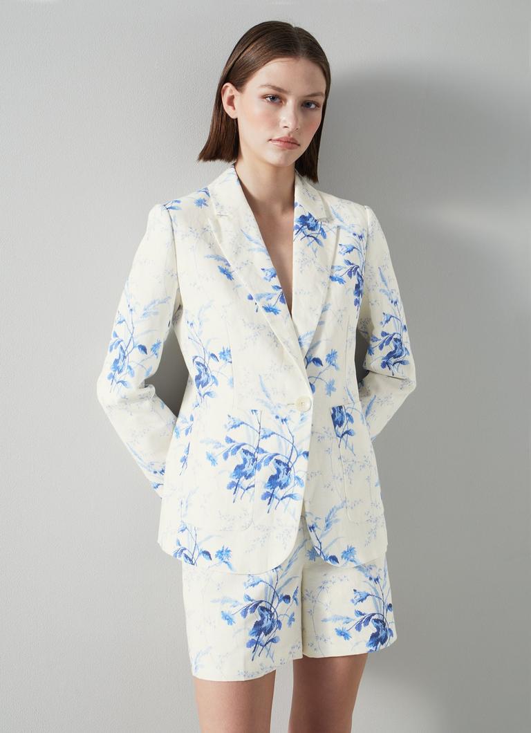 Lk bennett top white jacket