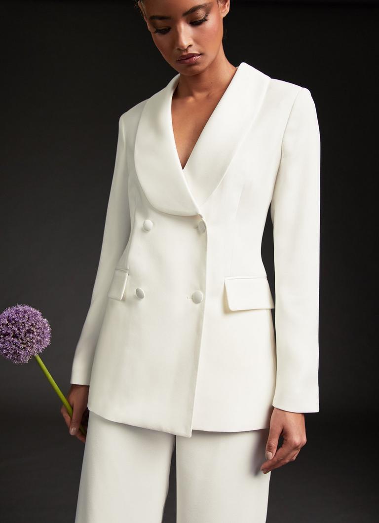 Lk bennett top white jacket