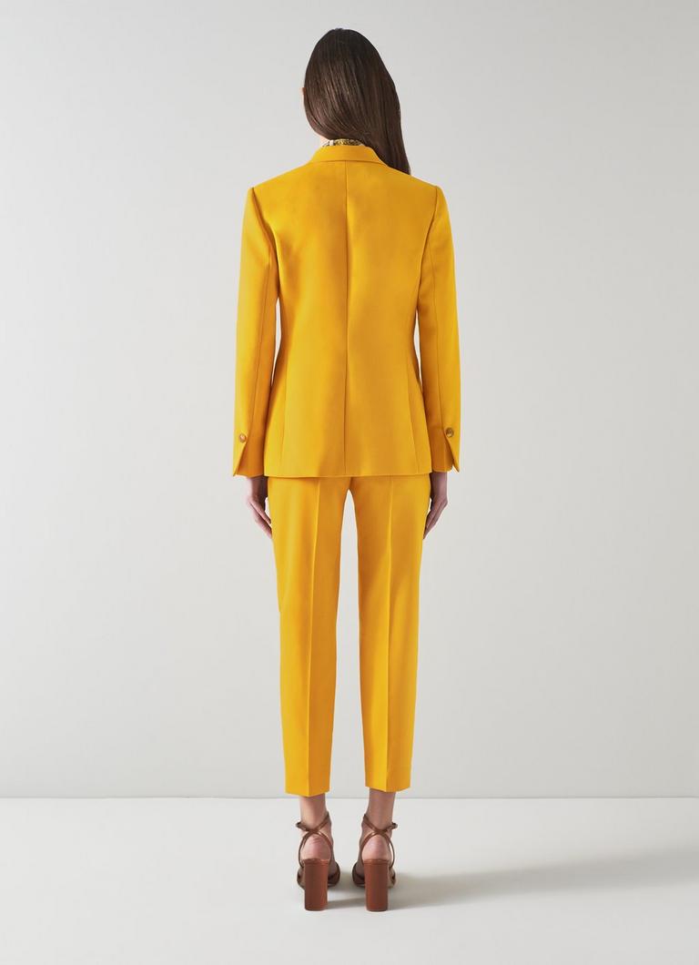Mya Yellow Tailored Jacket Sale Collections London