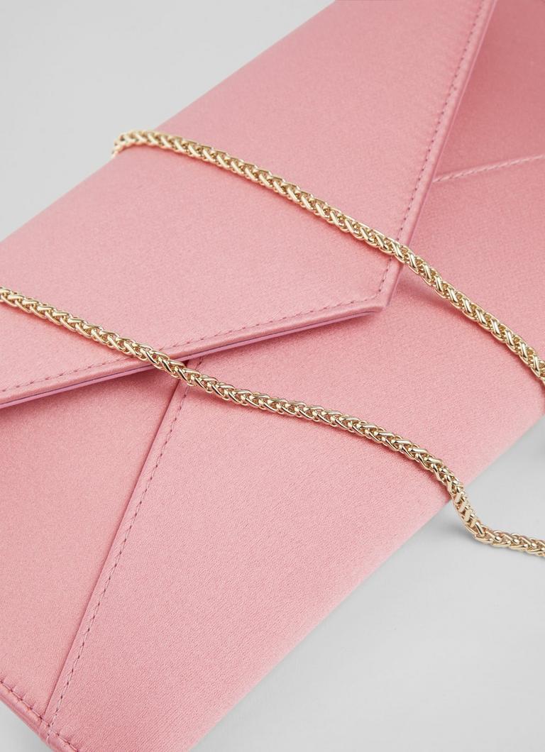 Light sales pink clutch