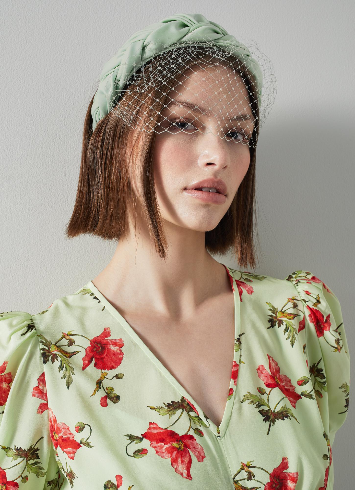 Melissa Green Satin Plaited Headband Fascinator | The Archive Sale |  L.K.Bennett, London