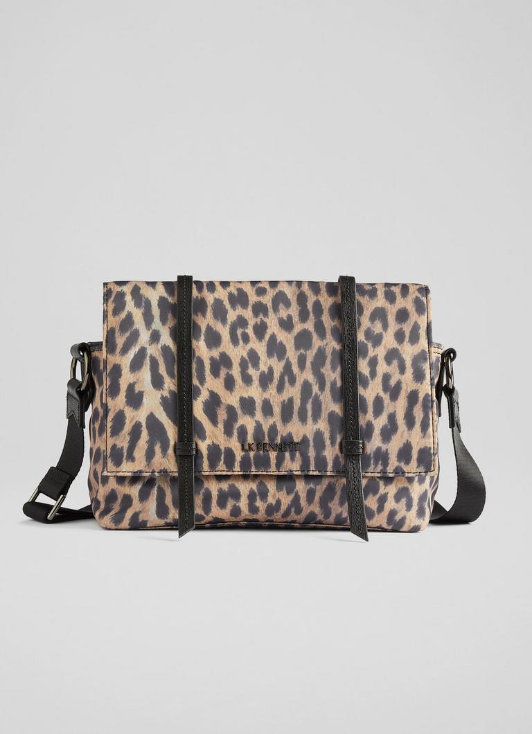 Rain Leopard Print Nylon Shoulder Bag The Archive Sale L.K.Bennett London
