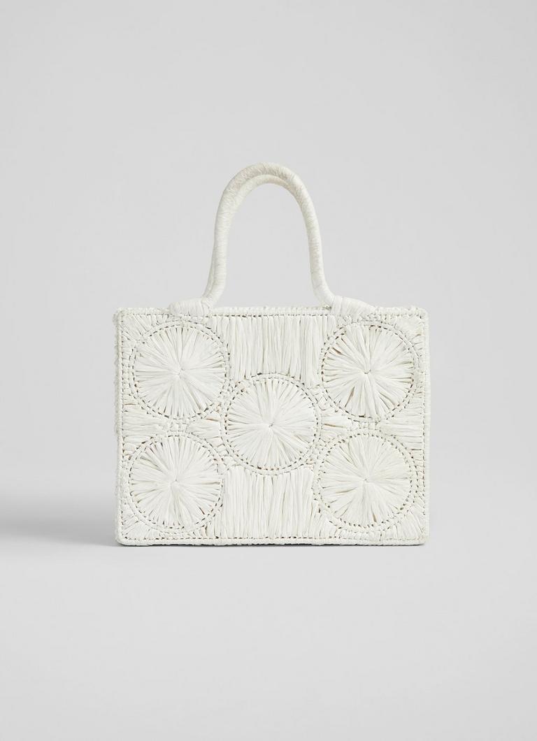 White raffia shop