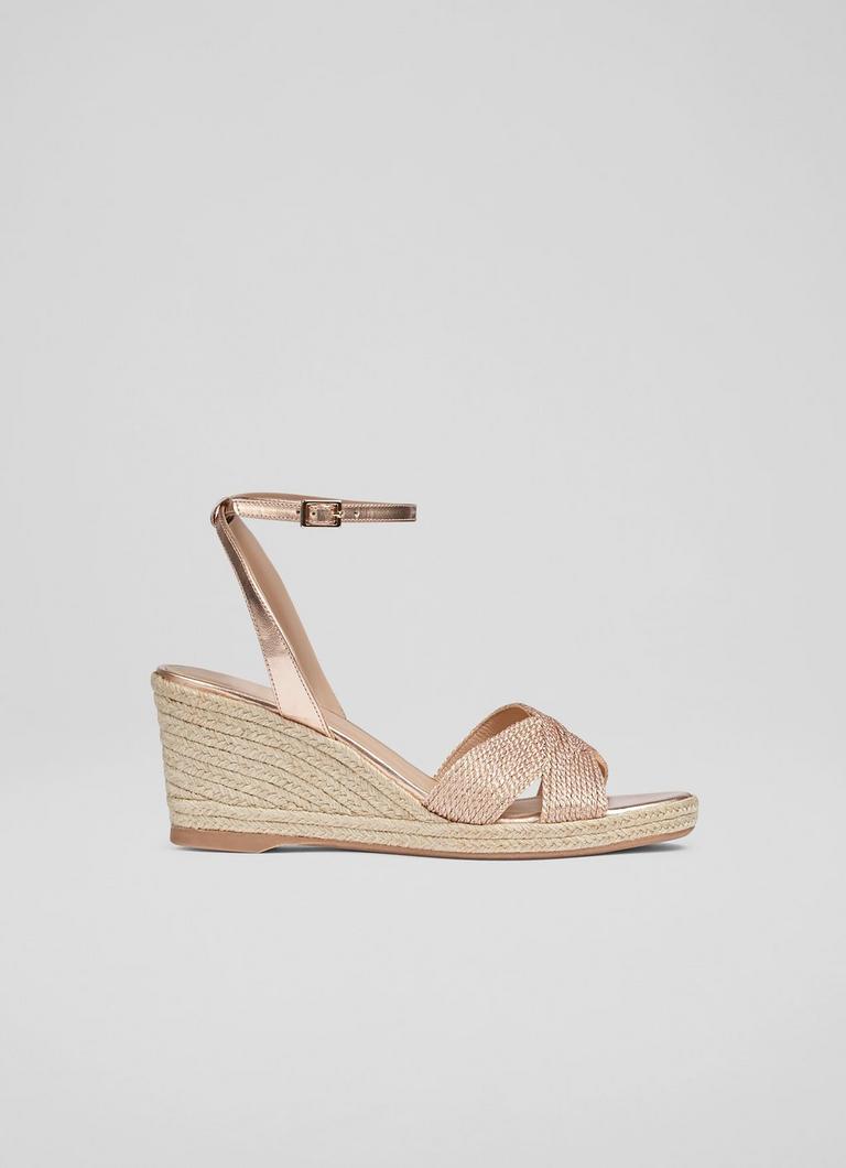 Rose gold wedges uk sales