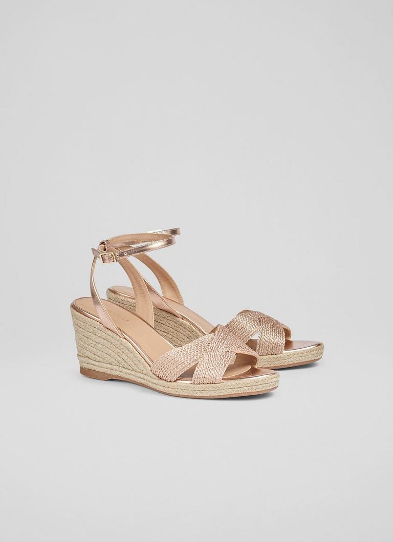 Rose gold wedges uk best sale