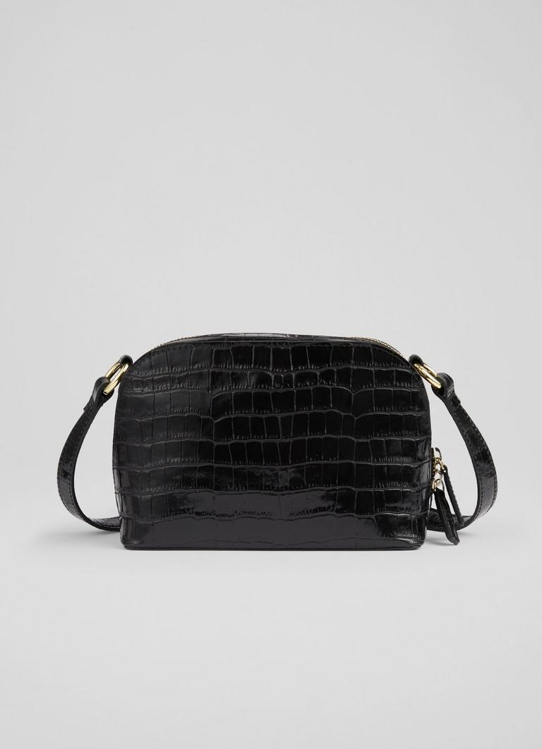 Croc effect cross body bag sales