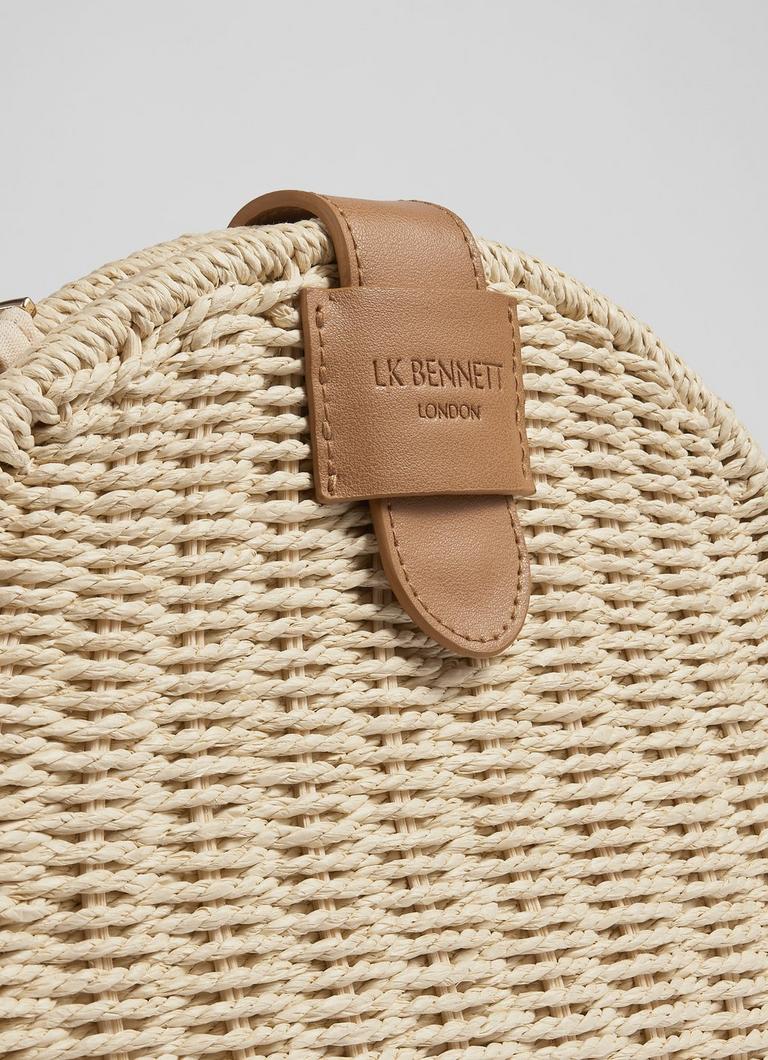 Lorena Cream Wicker Shoulder Bag Handbags Collections L.K.Bennett London