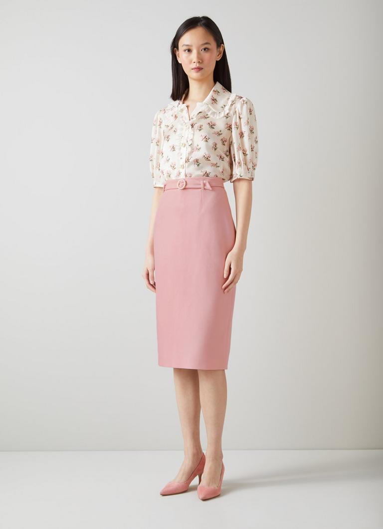Images pink pencil shop skirt