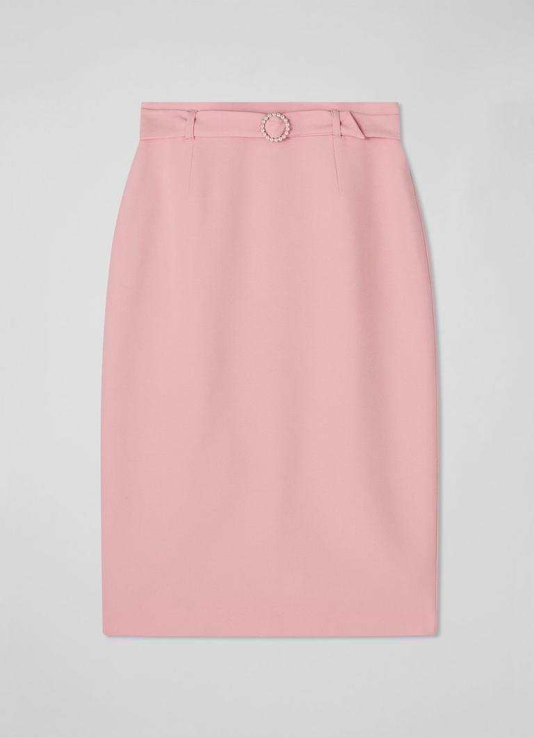 Baby pink pencil skirt online