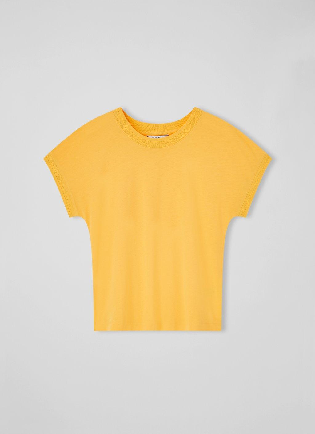 Josie Yellow Modal-Cotton T-Shirt | Sale | Collections | L.K.Bennett, London