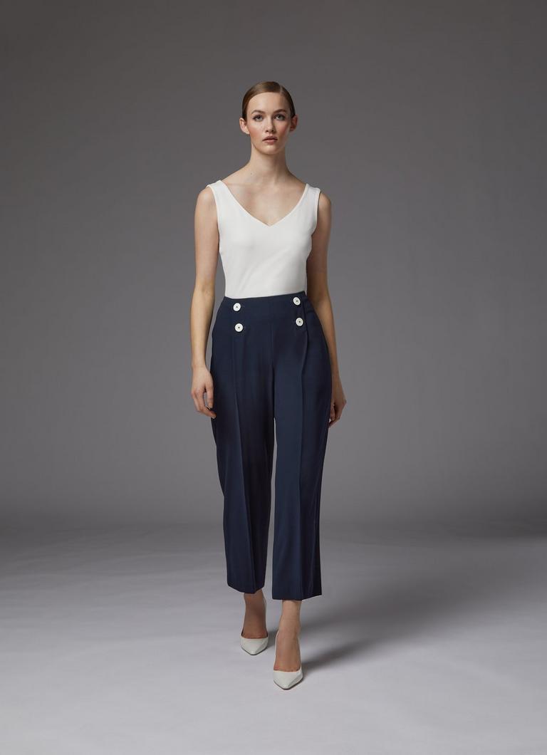 Lk bennett 2025 leather trousers