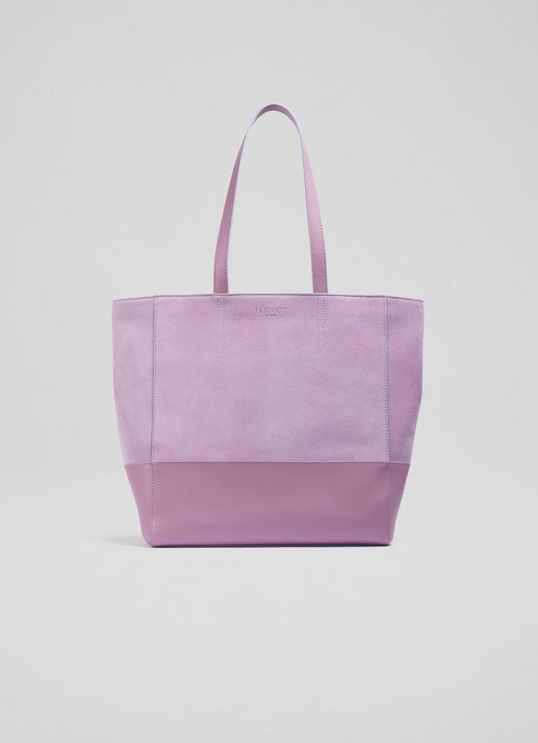 Lilac tote bag on sale