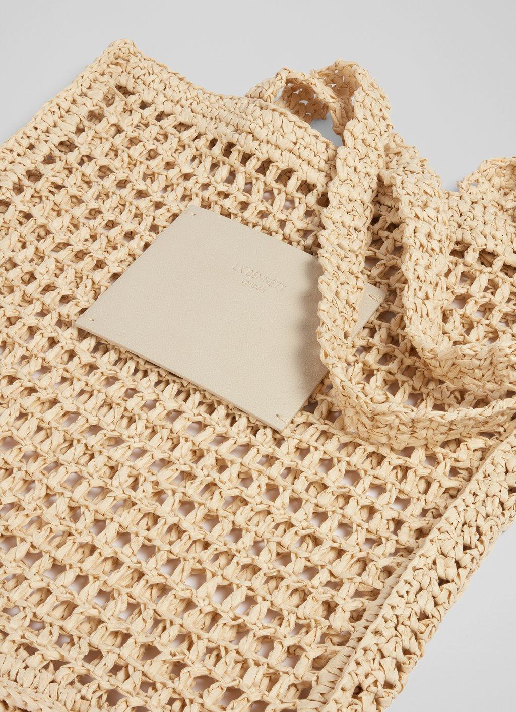 Natural Crochet Tote Bag