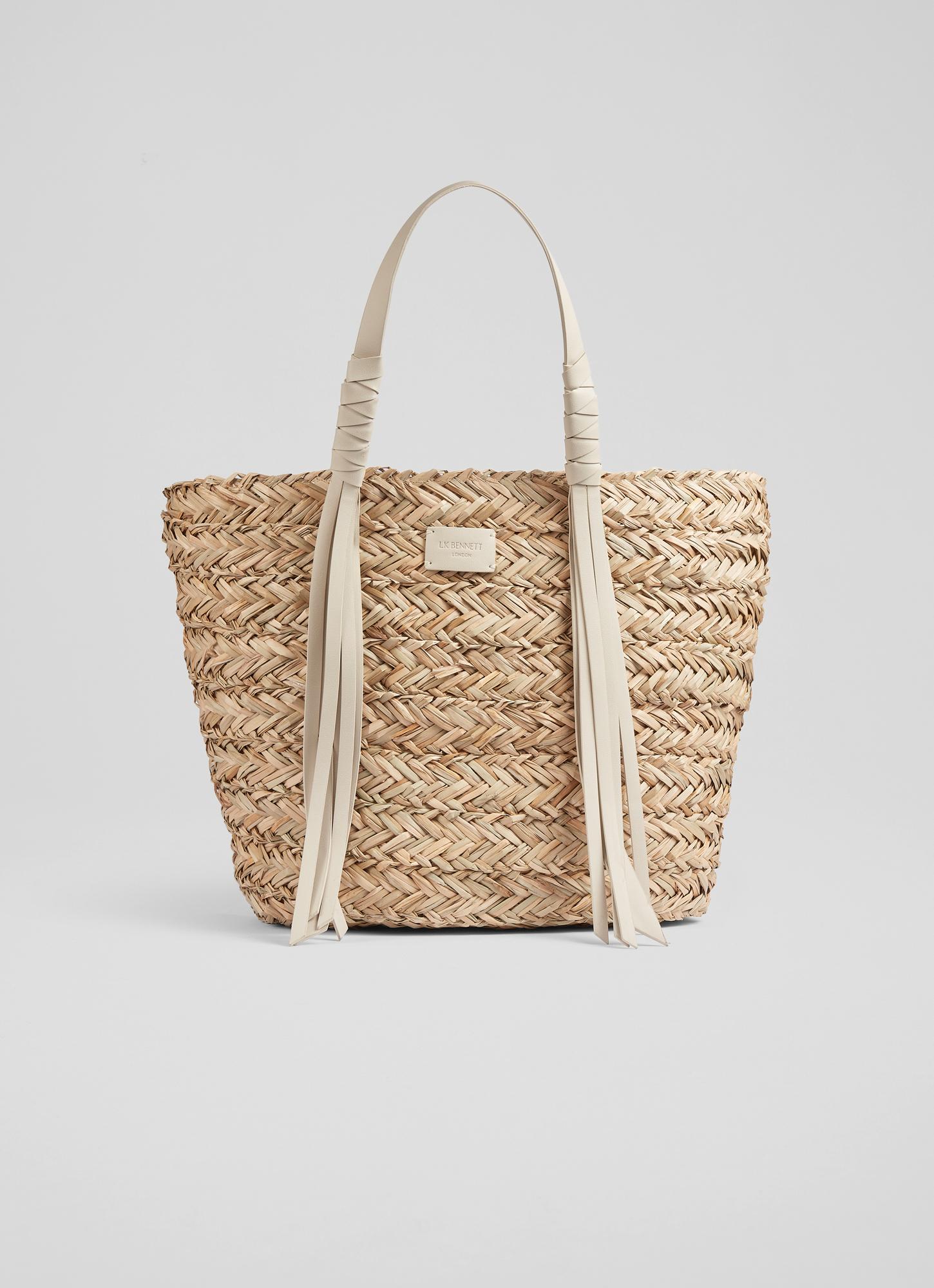 Lk bennett straw outlet bag