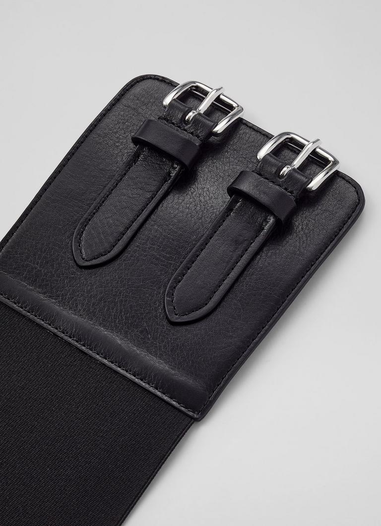 Lula Black Leather Corset Belt Sale Collections L.K.Bennett London