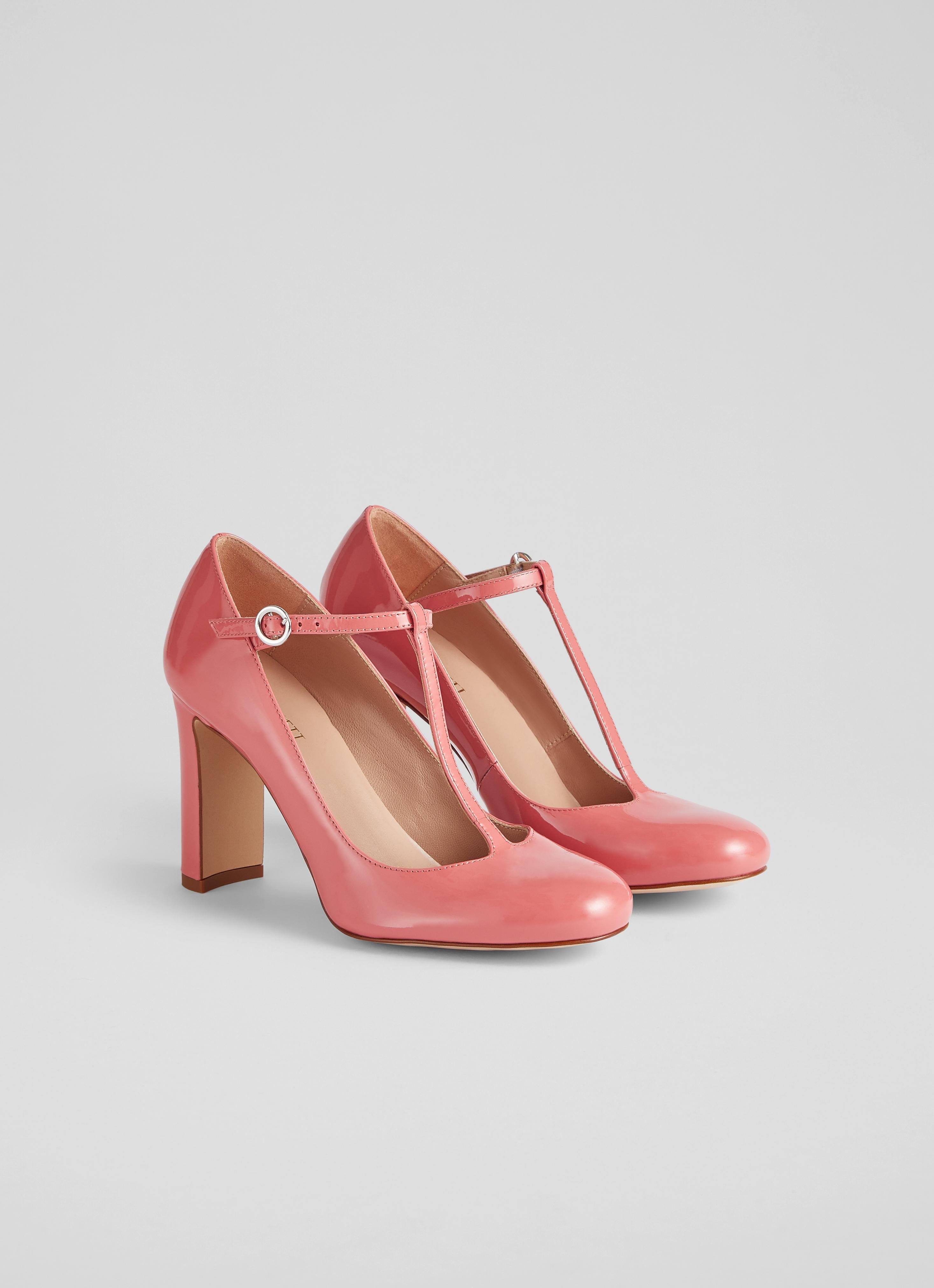 Coral patent shoes sales