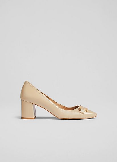 Carpella Sand Leather Court Shoes, Sand