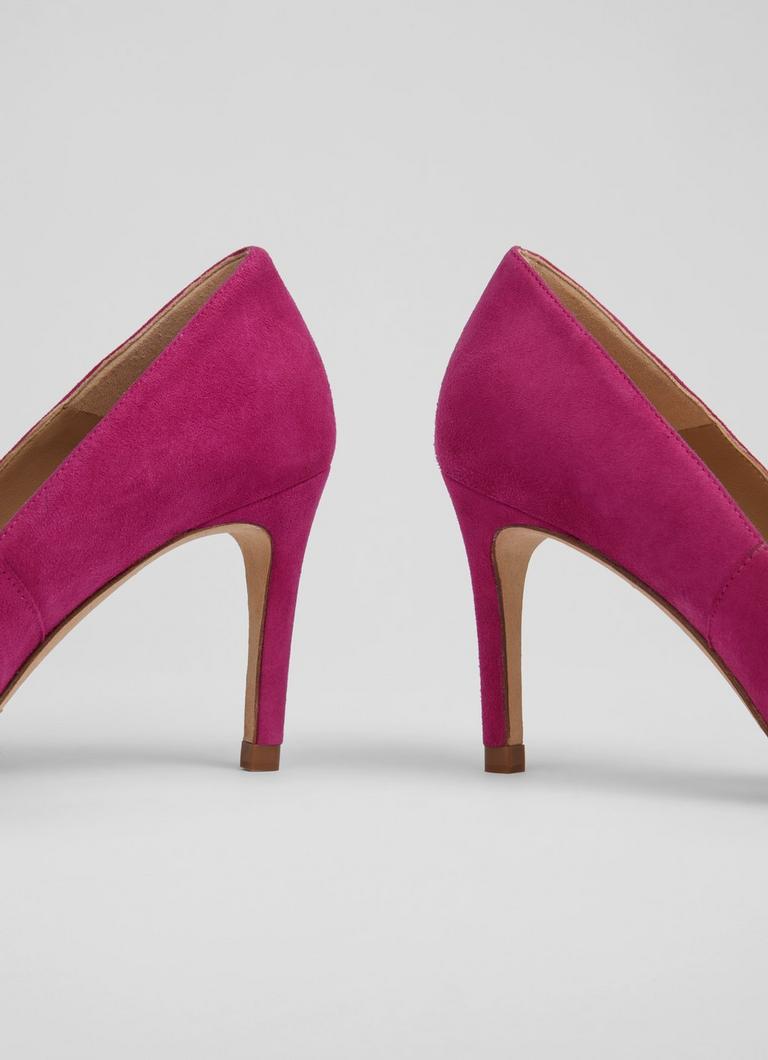 Floret dark deals pink suede courts