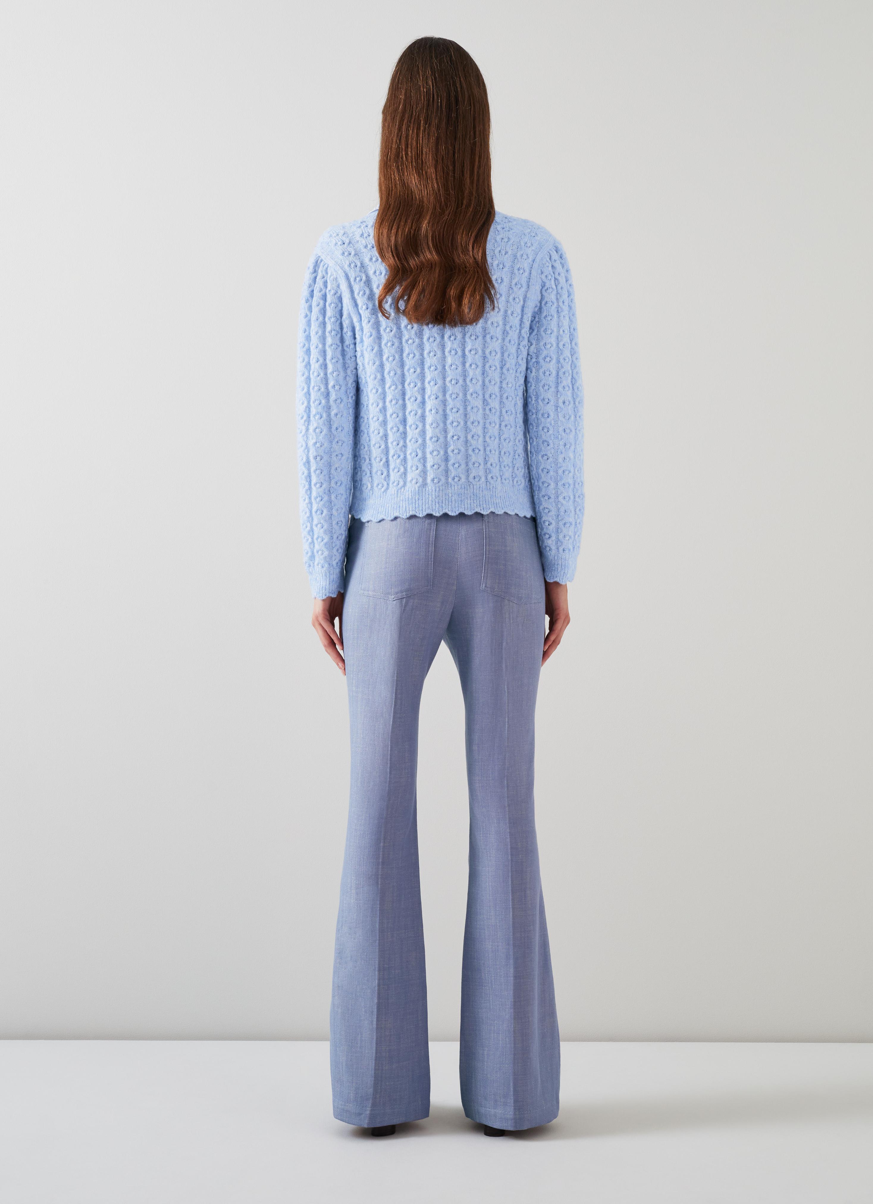 colen　littlesuzie　２way ribbon knit KILCAR HALF ZIP SWEATER: Z2040 - West End Knitwear