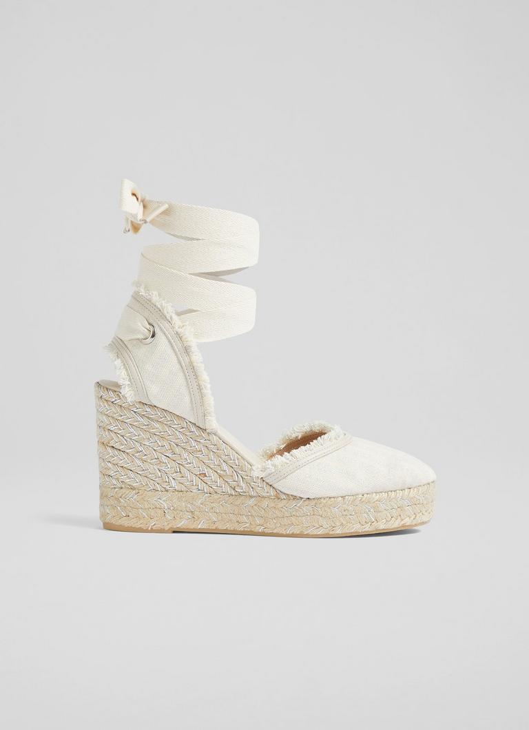 Cream espadrille wedges uk sales