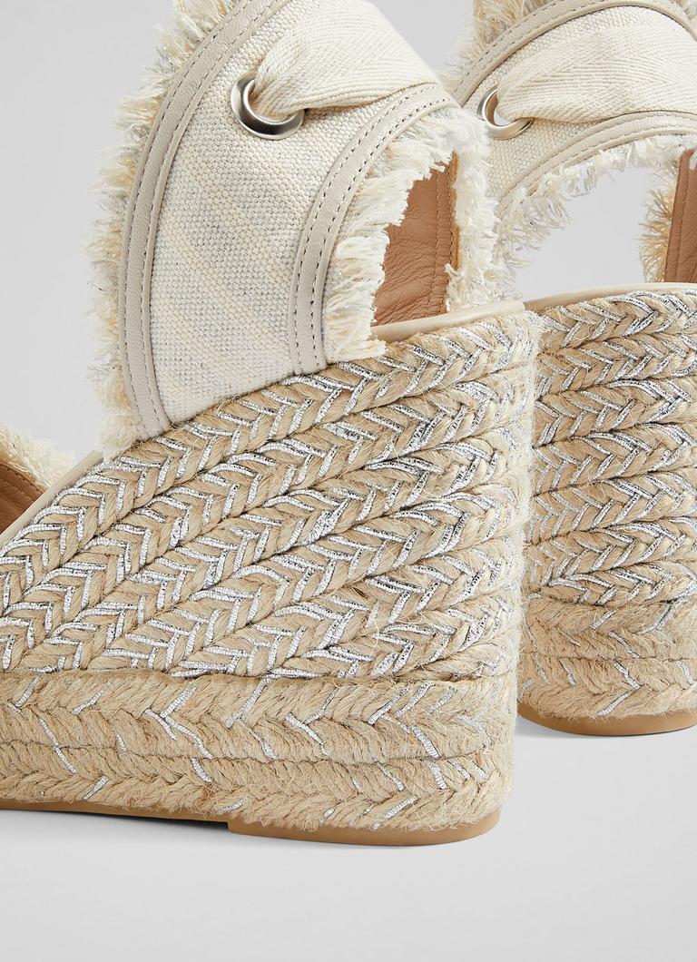 Cream espadrilles on sale