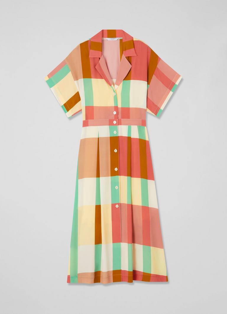 Checked shirt dress uk shop