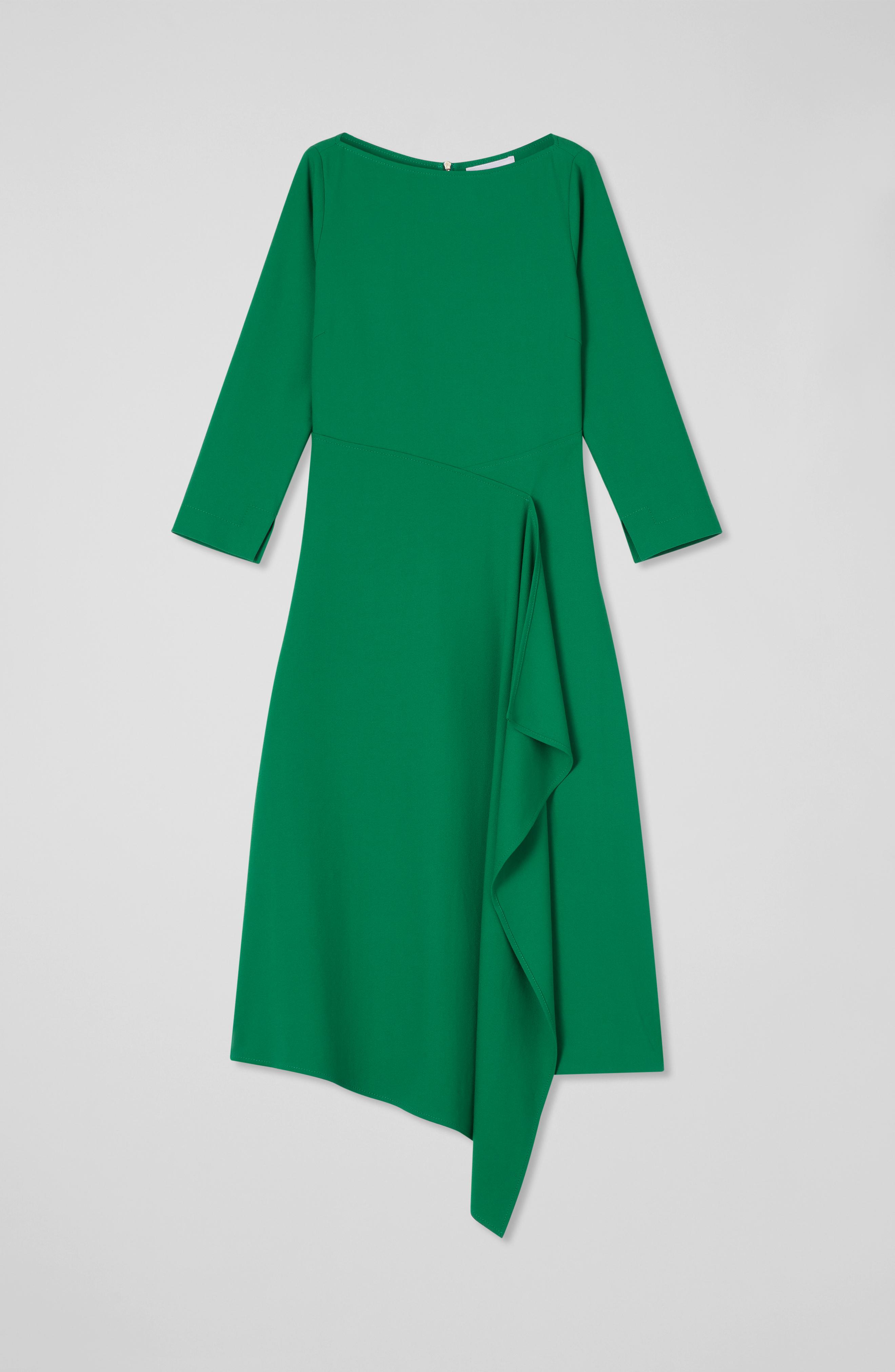slim fit dress slacks Lena Hunter Green Satin Maxi Dress