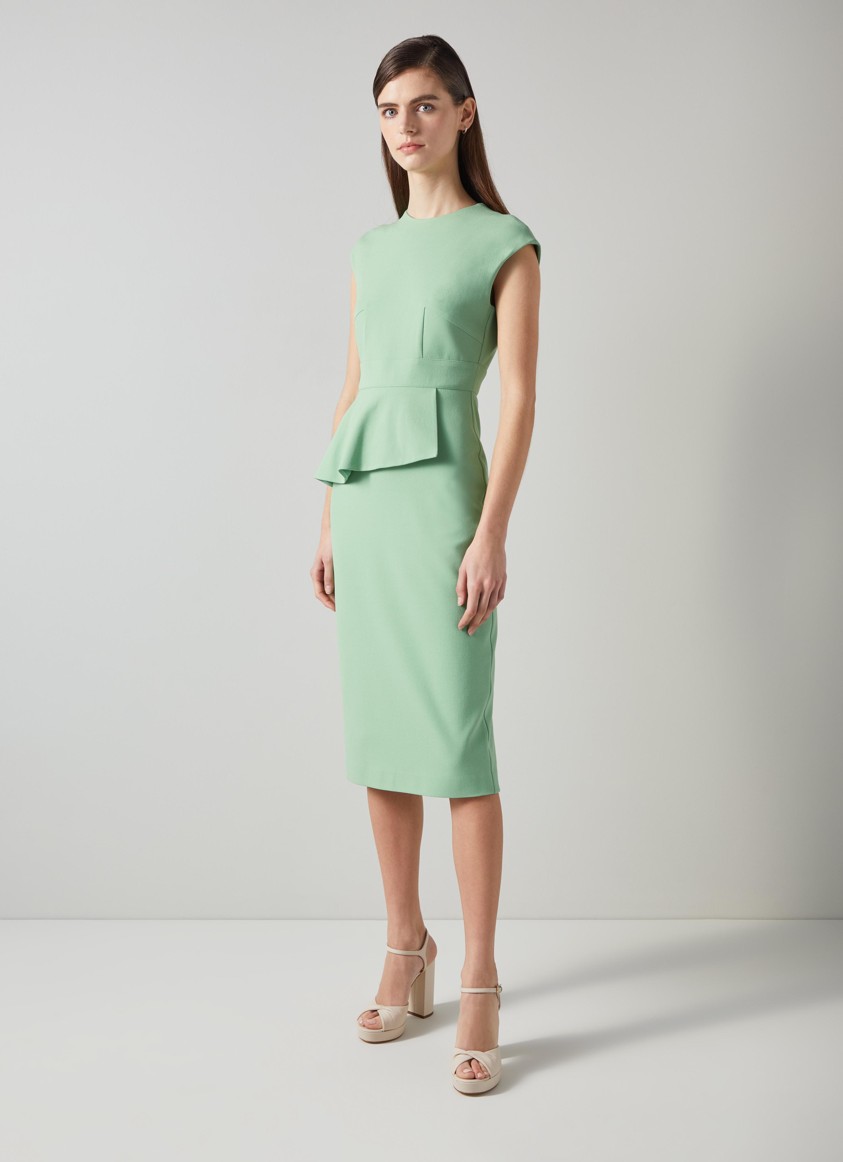 Mia Green Dress with LENZING ECOVERO viscose, Green