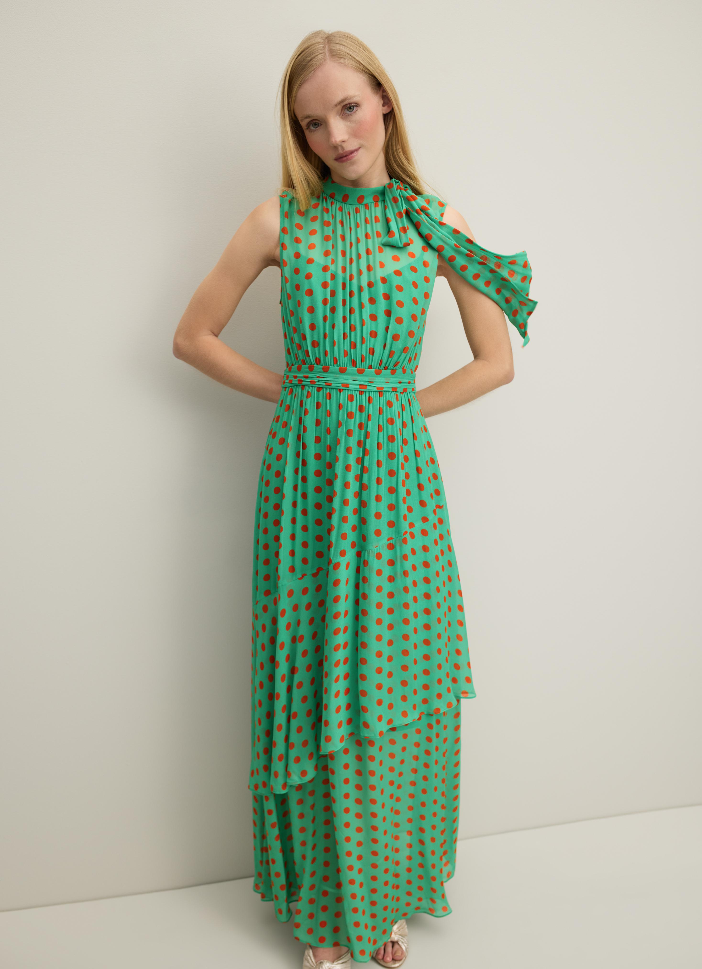 Robyn Green And Red Spot Print Dress | The Archive Sale | L.K.Bennett,  London