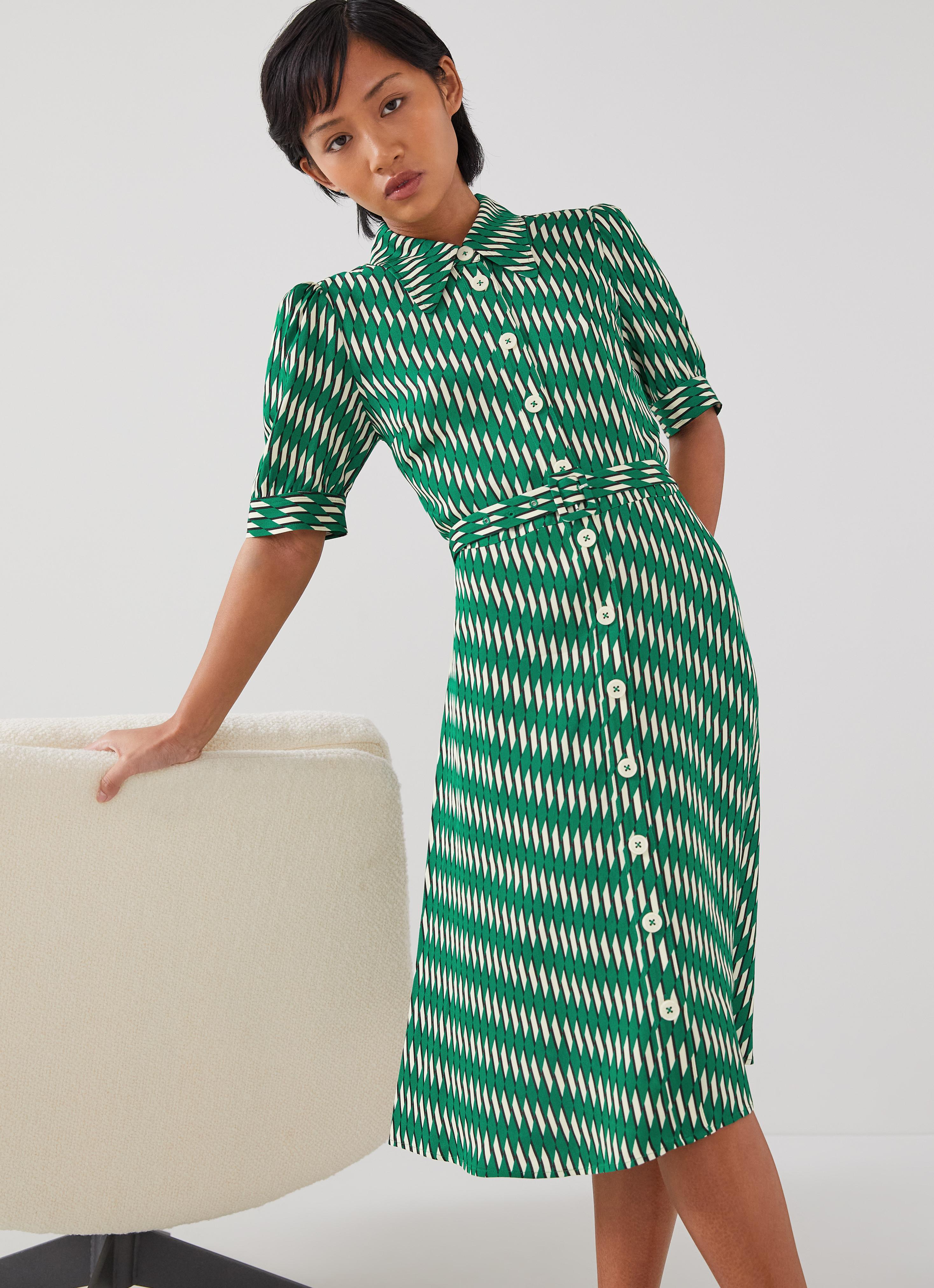 green emerald velvet dress The Ultimate Onyeka African Print Shirt Dress Green Ankara Dress Cloth –  Dovetailed main image 0