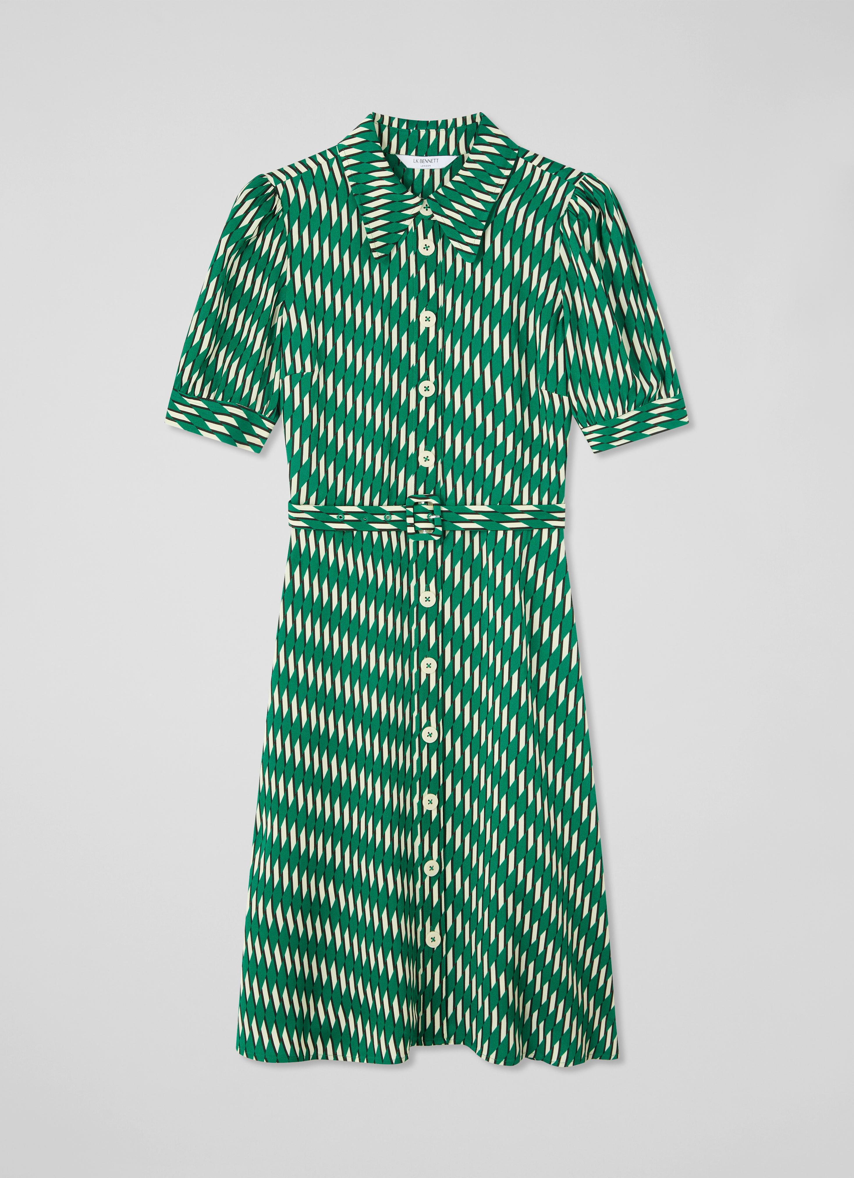green emerald velvet dress Green Floral Maxi Shirt Dress - All Dresses main image 1