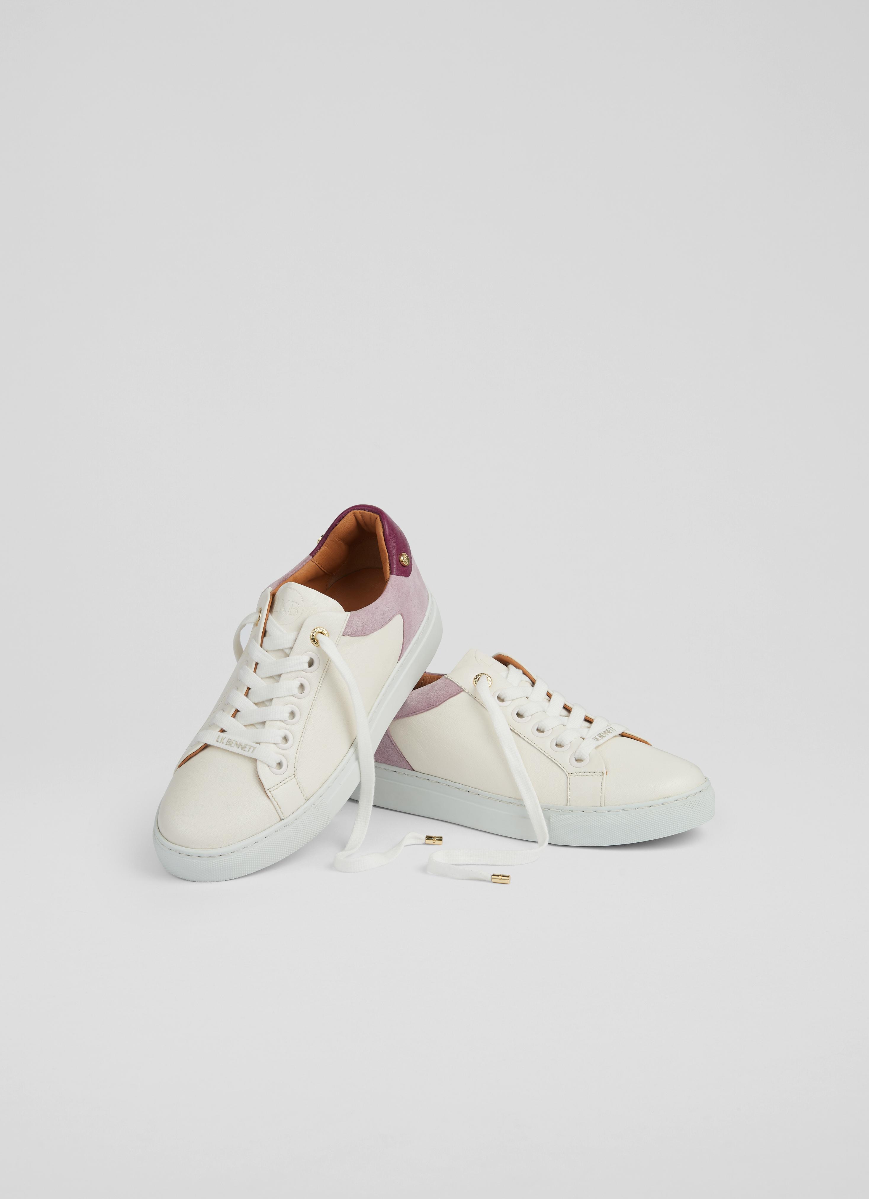 Cream on sale coloured trainers