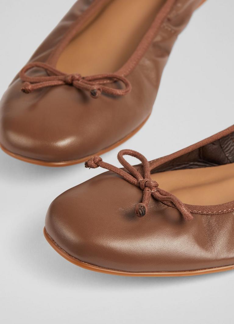 Trilly Nude 4 Leather Ballet Pumps Shoes Collections L.K.Bennett London
