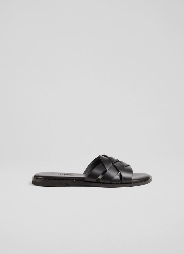 Flat Sandals Lk Bennett Black Sandals Bennett Hema Flat Sandals