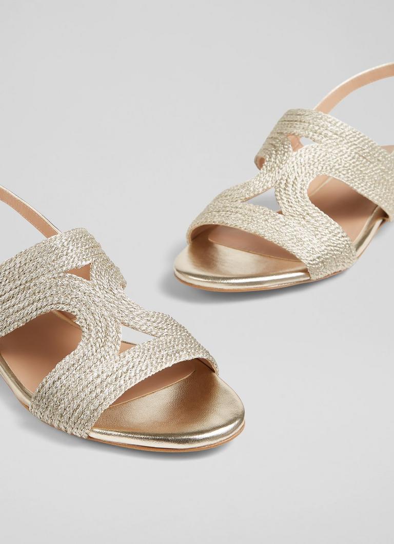 Lk bennett gold shoes cheap